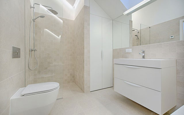 Baño beige