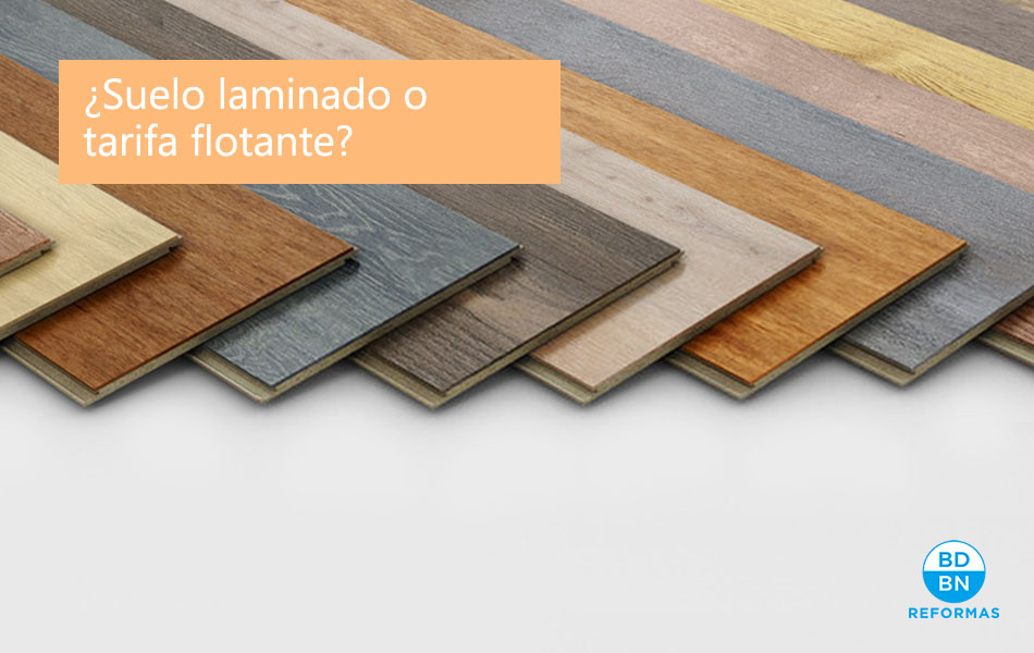 suelo laminado o tarima flotante