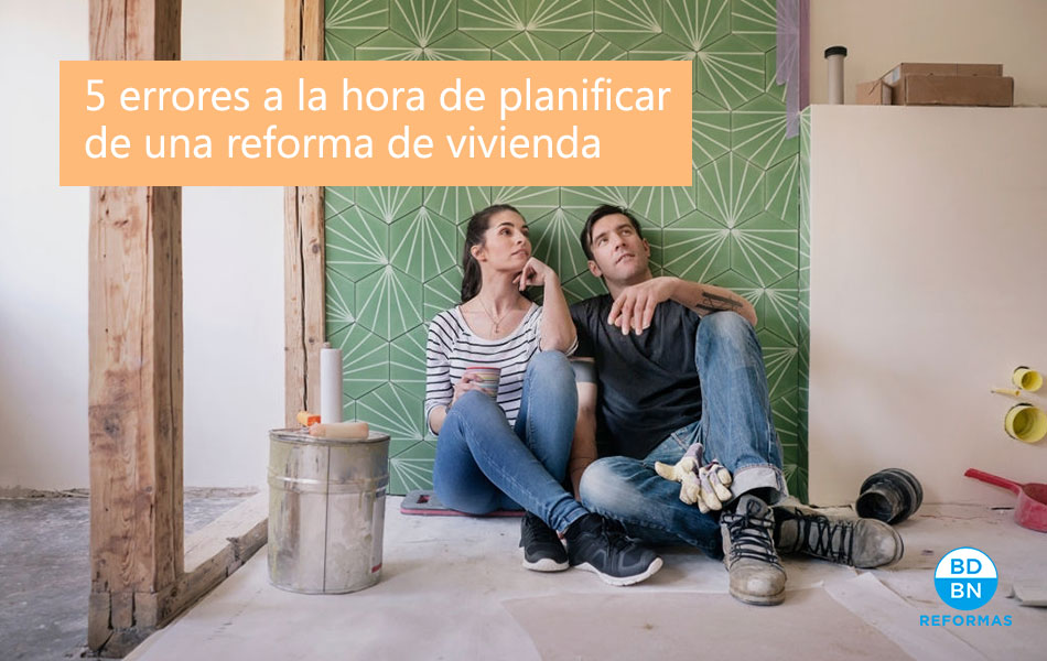 errores en reformas de vivienda