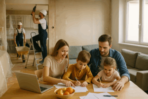 Reformas en una casa habitada