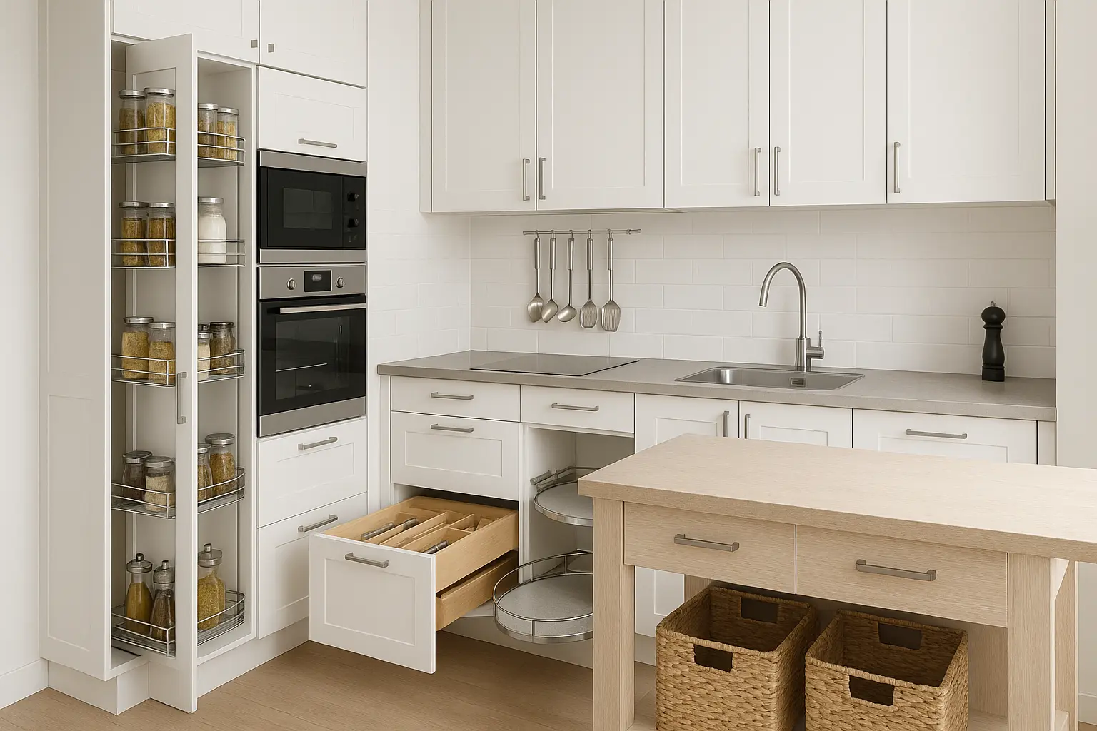 ganar espacio en una cocina reformada