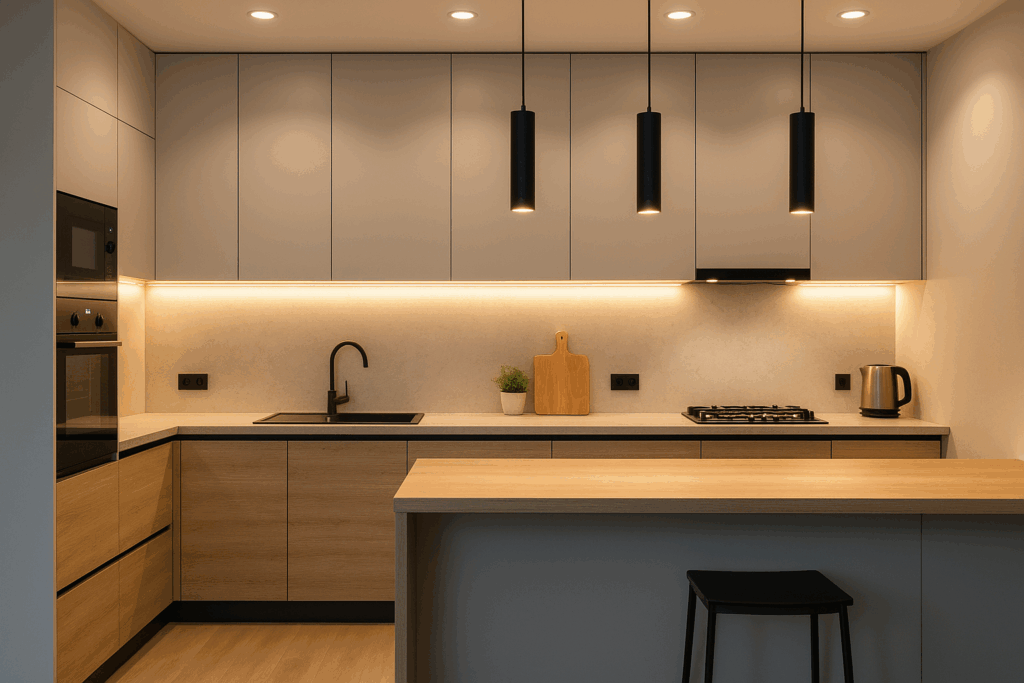 Iluminación en cocinas reformadas: claves para acertar