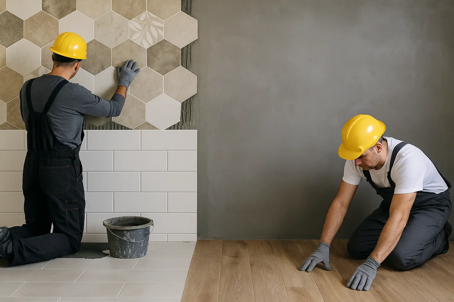 Azulejos, microcemento y vinilos tendencias para este año